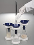 Detectable powder funnels, sterile