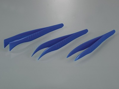 Single-use tweezers, blue