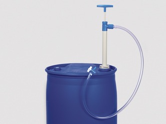 PP barrel pump, discharge hose & stopcock