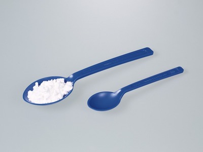 Cuillère pour aliments, bleue