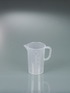 Messbecher mit Henkel, transparente Skala 500 ml