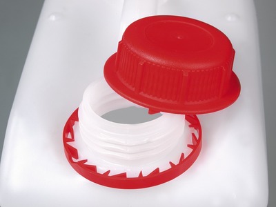 Tamper-evident screw lid, opened