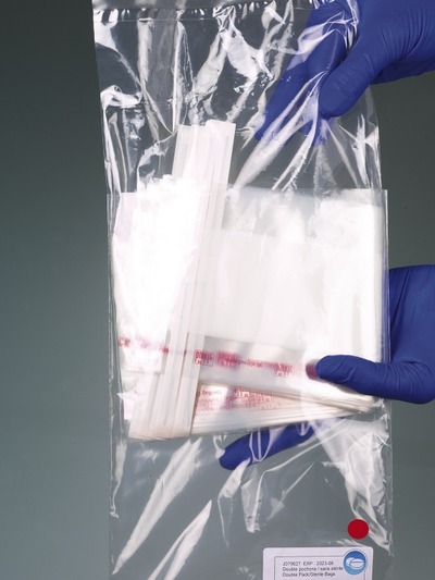 Bolsa muestra SteriBag Cleanroom, doble envoltorio