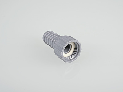 Hose nozzle with cap nut, inner thread