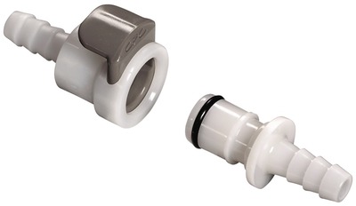 Hose couplings, 100% plastic