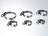 Worm-threaded hose clips stainless steel, assortment