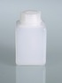 Vierkantflasche, quadratischer Grundriss, Enghals 100 ml